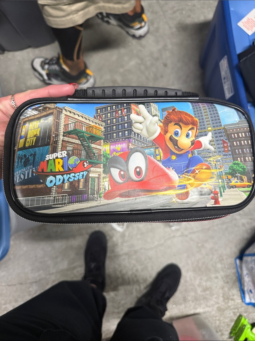 Nintendo Super Mario Odyssey Pencil Case - Red, Blue, Yellow